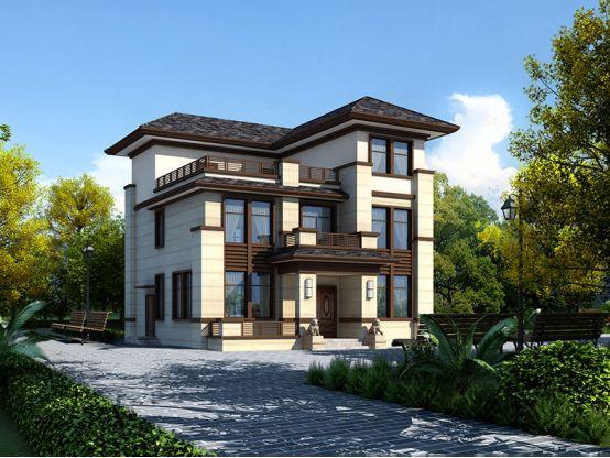 新中式别墅外观图片,看完这8套你心动了吗?