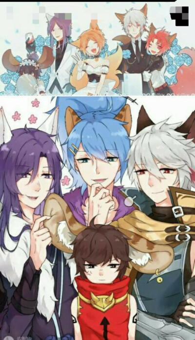 王者荣耀 李元芳 李白 妲己 百里守约 百里玄策