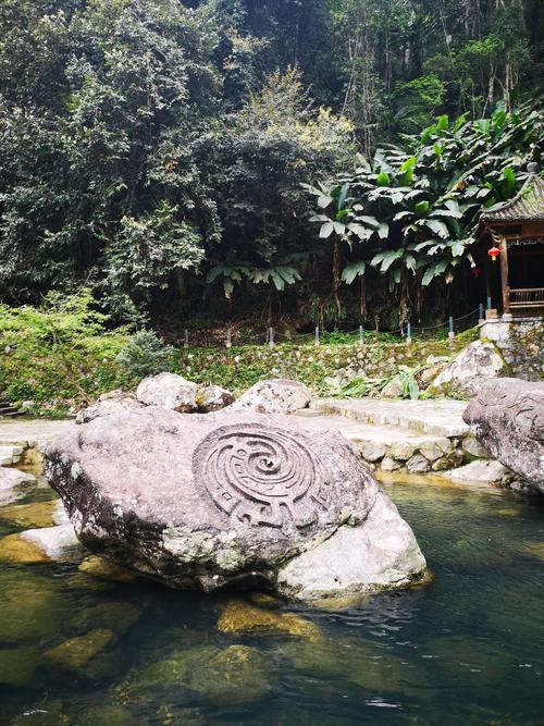 畲山水景区,其实就是一条河谷.正值春日,万物勃发,处处是景.