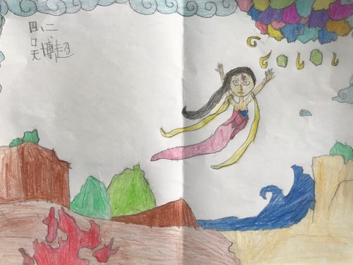 神话的魅力—海阳小学四年级二班神话故事绘画集