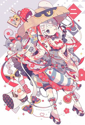 动漫 少女 头像 华丽 可爱 pixiv:梦ノ内(id:229788)