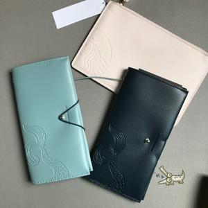 星巴克2018年信封包美人鱼多功能笔记本卡包护照夹零钱包卡包