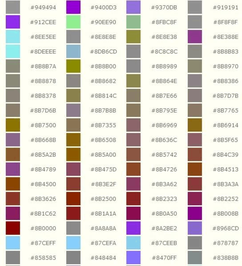 wingdings字体,webdings字体,rgb颜色对照表