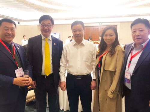 吉林省委常委,长春市委书记王君正亲切接见葛坚主席,王贺平董事长,王