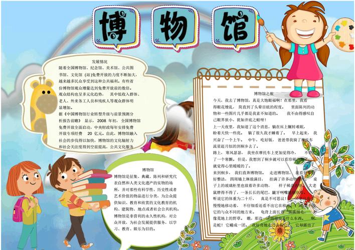 博物馆小报电子小报手抄报word小报(1).pdf 1页