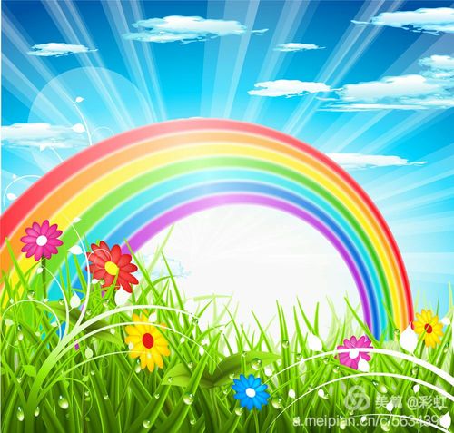 彩虹在雨后才会出现,挂在天空弯弯的像一座七色的彩桥,颜色有赤橙黄绿
