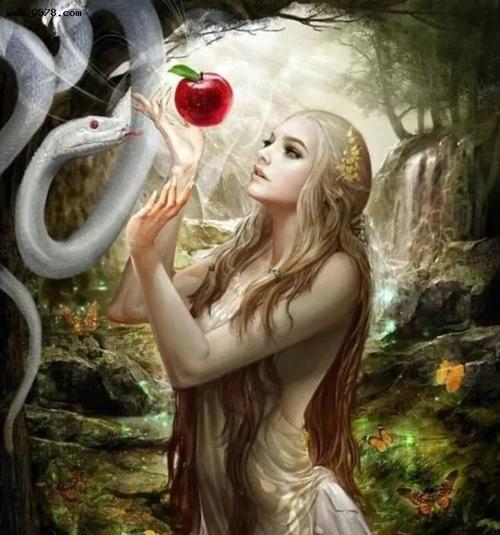 神创设伊甸园,让亚当和夏娃在其中生活.