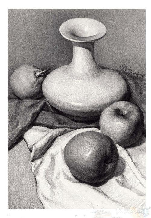 静物素描图片临摹大全礼花礼花