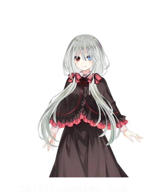 白头发的狂三ps作图反转狂三白之女王便服立绘