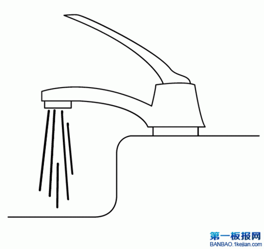 水龙头简笔画儿童画_绘画吧-画画