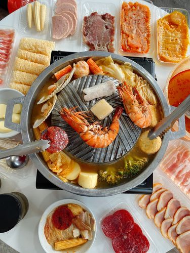 宅家也能吃到9593 #泰式烧烤火锅!