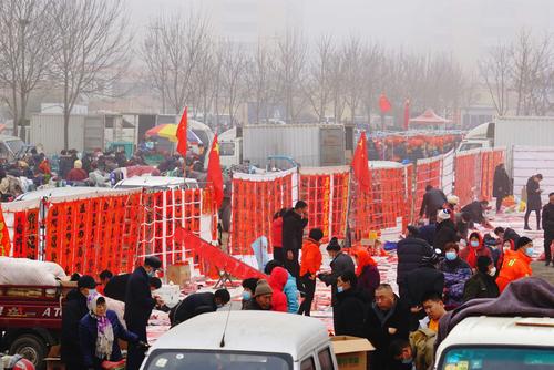 泊里大集,2021年1月21日.