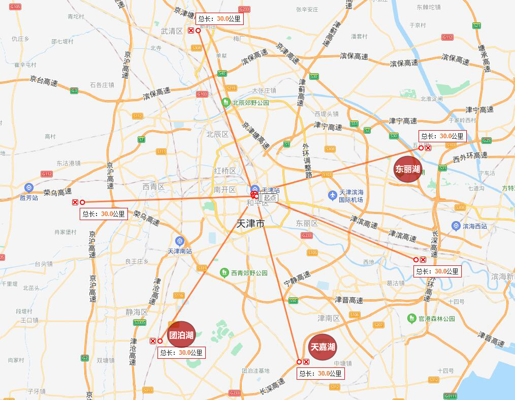 还有一点,现在天津很多新区已经顶到30公里通勤半径极限了,想再外扩
