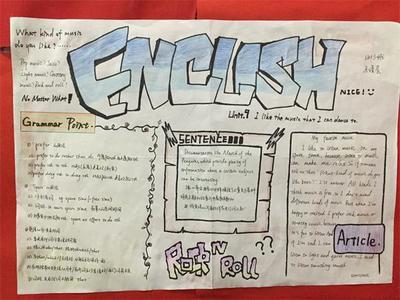 九年级英语第九单元手抄报 年级英语手抄报