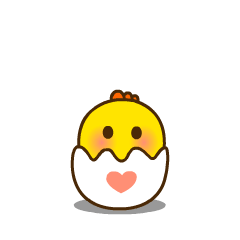 破壳小萌鸡表情