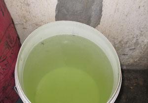 自来水淡绿色还带泡沫 村民疑祸起水库养鱼