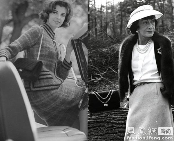 1955年,chanel 2.55手袋诞生,香奈儿女士以及众多名媛纷纷背起它