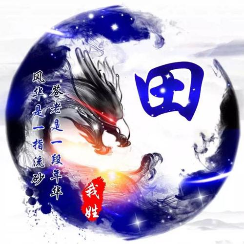 姓氏头像,霸气蓝色星点高清专属头像