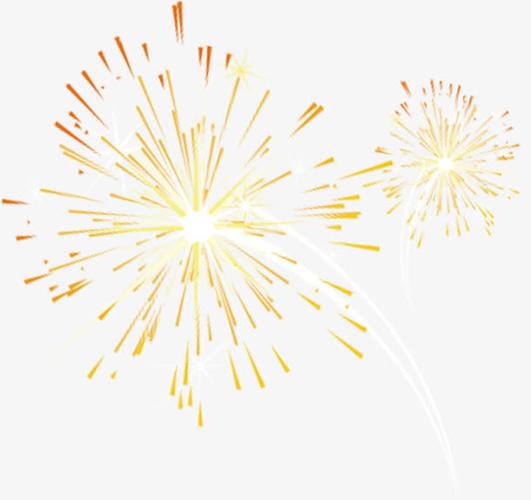 灿烂精致小烟花