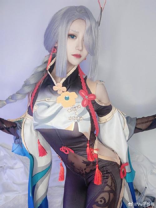 申鹤cos原神超话#原神申鹤#  初五迎财神 财神快来我家门长沙