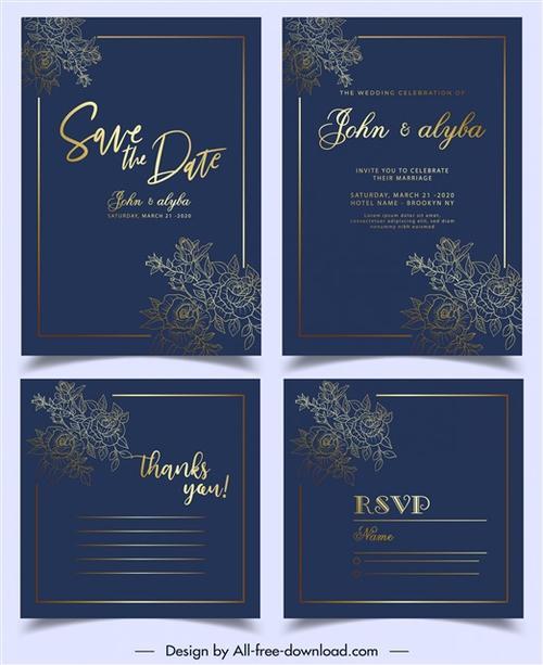 个性婚礼请柬设计图片