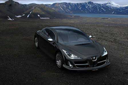 标致908 rc concept 狮王咆哮在即