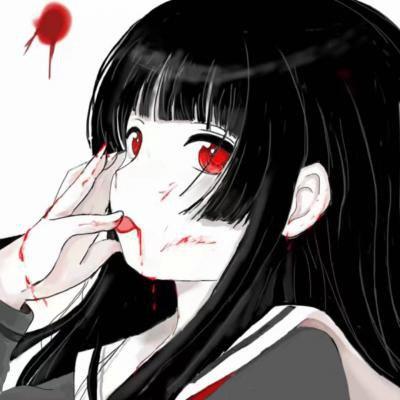 动漫病娇个性女头像