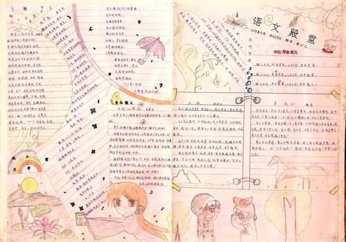 校园文化:文学手抄报比赛展示