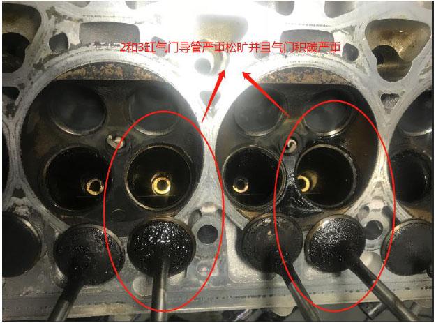 大众迈腾b7l排气故障灯报警,爆震传感器信号过大