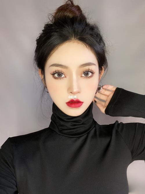 韩系气质红唇妆容丨显白第一名93_显白_韩系_红唇妆