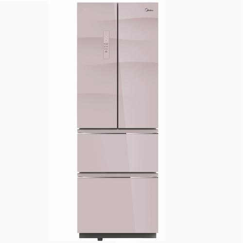 美的(midea) 320l变频风冷无霜多门冰箱bcd-320wgpzm玫瑰金(原价购买)