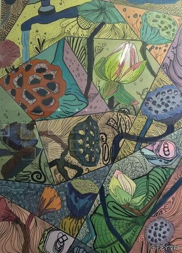 环境1602曾艳《莲蓬的解构与重构》