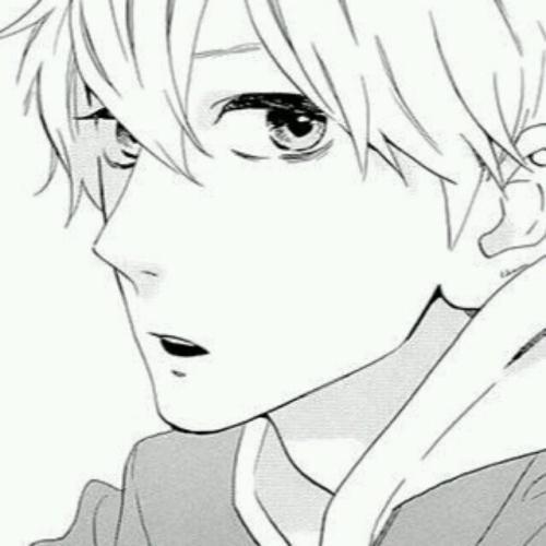 动漫男头像素描图片