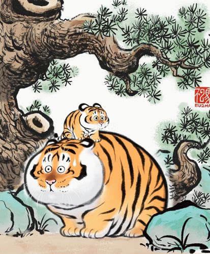 很喜欢不二马大叔这种画风