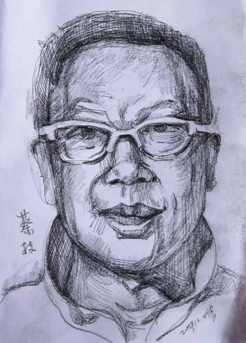 其它 钢笔画 十二中学生人像素描(三十四幅) 写美篇十二中,原二初中