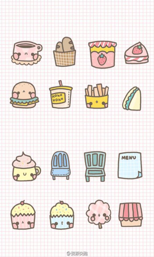 零食简笔画步骤可爱