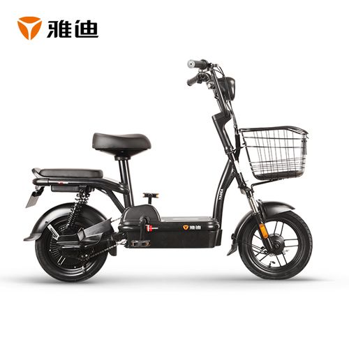雅迪电动车小金果48v12ah高能版石墨烯电瓶车踏板代步
