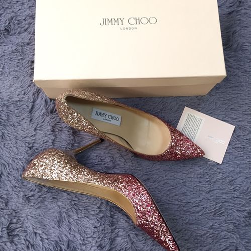 jimmy choo_价格_怎么样_买的婚鞋 千颂伊的脑残粉 就是银灰色不适合
