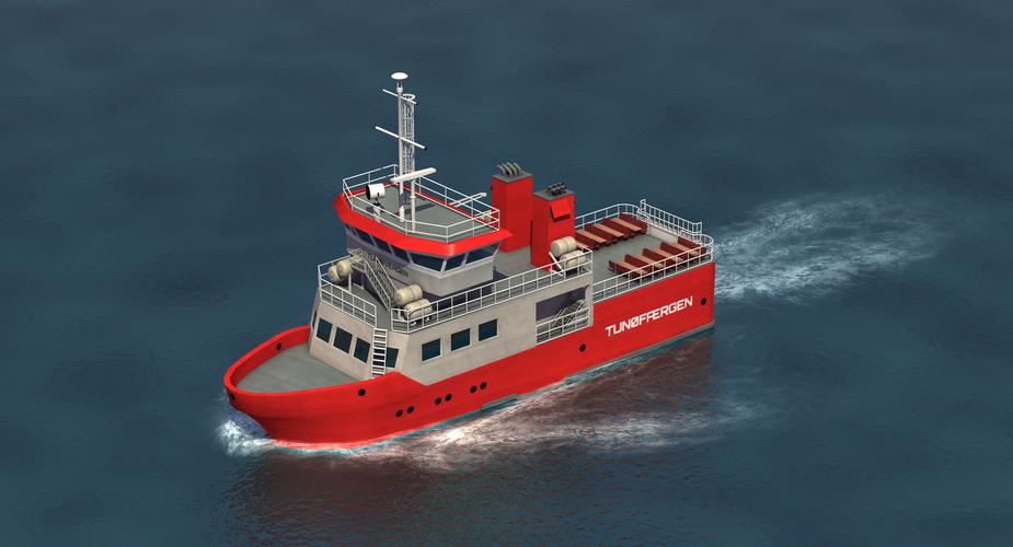 3d commuter ferry model