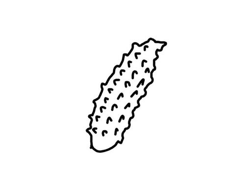 > 卡通海参简笔画图片