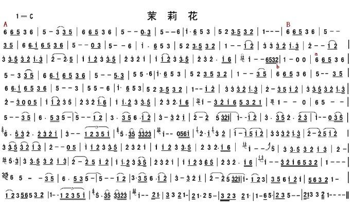 好听的布鲁斯口琴曲:茉莉花