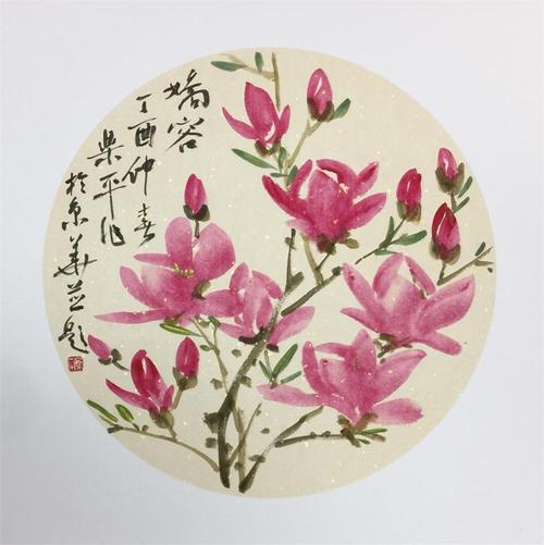 著名国画家,墨玉兰画法创始人胡乐平接受《环球时报》