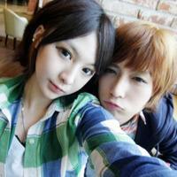 幸福的让人窒息2017情侣头像一男一女两人一张的