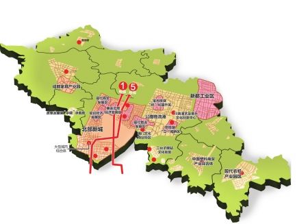 新都区启动北改 川陕大件路改造等18个项目开建(图)