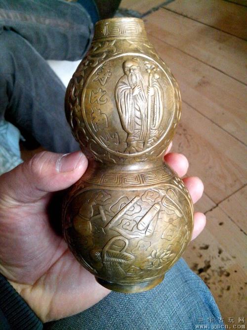 "大明宣德"八仙铜葫芦