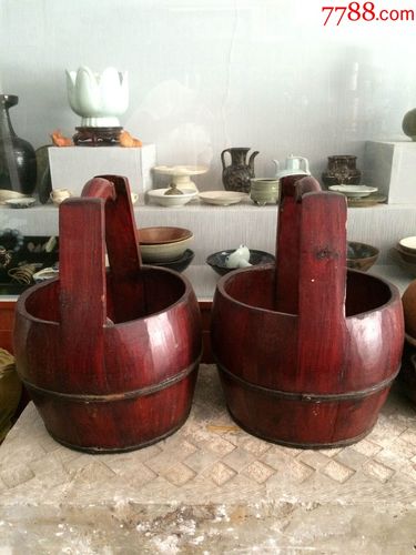 一对水木桶