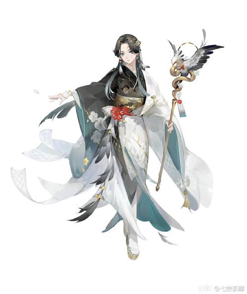 阴阳师公开晴明八百比丘尼水墨系列皮肤