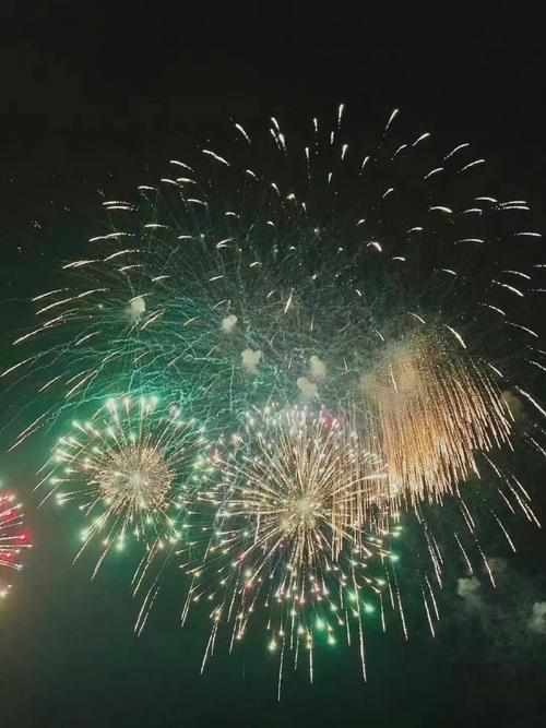 厦门烟花#厦门对金门放烟花 好美啊,许愿接好运愿2022心想事成逢考必