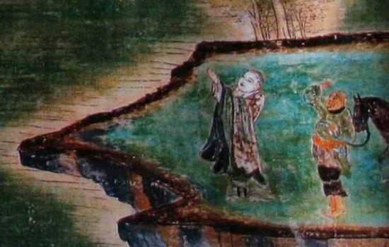 榆林窟2号窟玄奘取经图