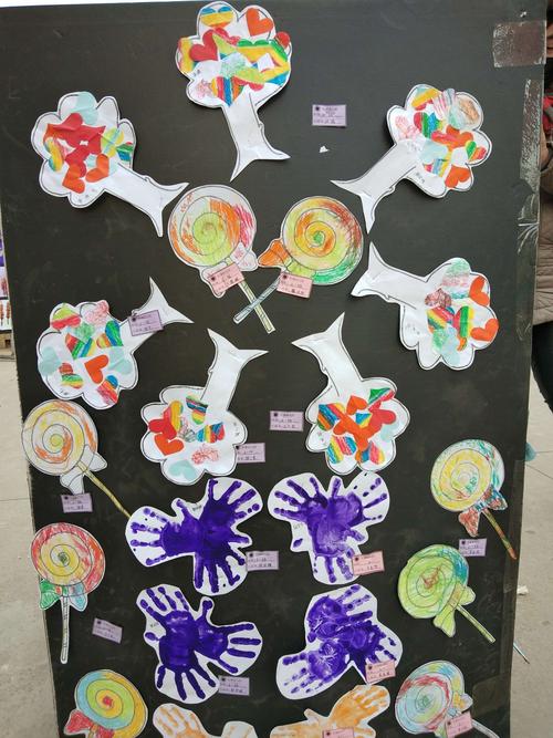 红旗幼儿园"庆元旦美术展"